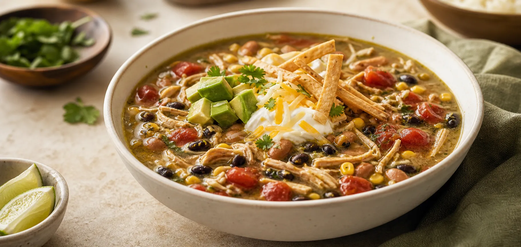 7-Can Chicken Taco Soup